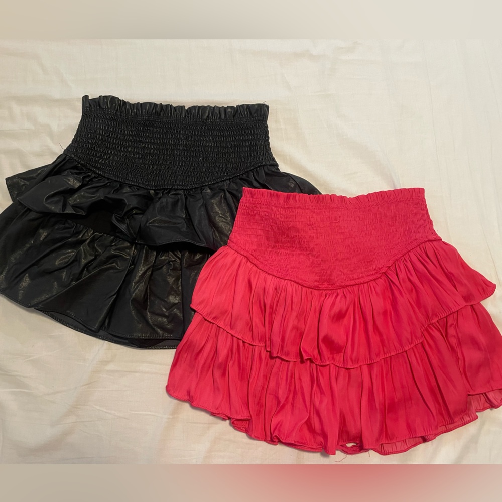 BUNDLE!! 2 mustard seed layered flowy skorts. SIZE small